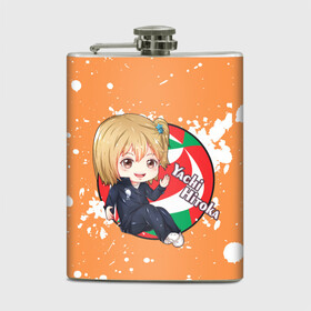 Фляга с принтом Yachi Hitoka | Haikyu | Волейбол (Z) в Екатеринбурге, металлический корпус | емкость 0,22 л, размер 125 х 94 мм. Виниловая наклейка запечатывается полностью | Тематика изображения на принте: haikuu | haikyu | haikyuu | yachi hitoka | волейбол | спортивная манга | хайку | хайкю