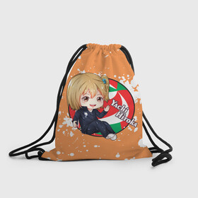 Рюкзак-мешок 3D с принтом Yachi Hitoka | Haikyu | Волейбол (Z) в Екатеринбурге, 100% полиэстер | плотность ткани — 200 г/м2, размер — 35 х 45 см; лямки — толстые шнурки, застежка на шнуровке, без карманов и подкладки | haikuu | haikyu | haikyuu | yachi hitoka | волейбол | спортивная манга | хайку | хайкю