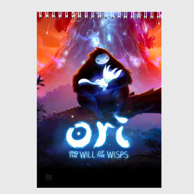 Скетчбук с принтом Ori and the Will of the Wisps в Екатеринбурге, 100% бумага
 | 48 листов, плотность листов — 100 г/м2, плотность картонной обложки — 250 г/м2. Листы скреплены сверху удобной пружинной спиралью | adventure | asleep | forest spirit | naru | night | ori and the will of the wisps | orient | pc game | volcanic eruption | дух леса | извержение вулкана | компьютерная игра | нару | ночь | ори | ори и блуждающие огоньки | приключения | спит