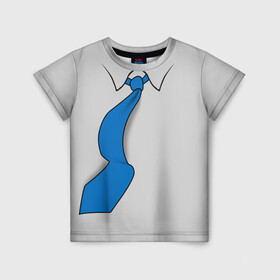 Детская футболка 3D с принтом Дизайн галстука - Tie design в Екатеринбурге, 100% гипоаллергенный полиэфир | прямой крой, круглый вырез горловины, длина до линии бедер, чуть спущенное плечо, ткань немного тянется | tie | tie design | tie style | галстука | дизайн галстука | стиль галстука
