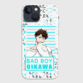 Чехол для iPhone 13 mini с принтом ТООРУ ОЙКАВА   OIKAWA TORU в Екатеринбурге,  |  | anime | aoba johsai. | haikyu | manga | oikawa toru | аниме | аобаджосай | волейбол | герой | манга | персонаж | тоору ойкава