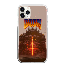 Чехол для iPhone 11 Pro матовый с принтом DOOM | ДУМ (Z) в Екатеринбурге, Силикон |  | demons | devil | doom | doom eternal | doom slayer | doomguy | hell | slayer | ад | вега | демоны | дум | икона греха | какодемон | манкубус | солдат рока | элементаль боли