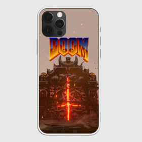 Чехол для iPhone 12 Pro с принтом DOOM | ДУМ (Z) в Екатеринбурге, силикон | область печати: задняя сторона чехла, без боковых панелей | demons | devil | doom | doom eternal | doom slayer | doomguy | hell | slayer | ад | вега | демоны | дум | икона греха | какодемон | манкубус | солдат рока | элементаль боли