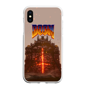 Чехол для iPhone XS Max матовый с принтом DOOM | ДУМ (Z) в Екатеринбурге, Силикон | Область печати: задняя сторона чехла, без боковых панелей | demons | devil | doom | doom eternal | doom slayer | doomguy | hell | slayer | ад | вега | демоны | дум | икона греха | какодемон | манкубус | солдат рока | элементаль боли