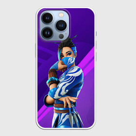 Чехол для iPhone 13 Pro с принтом Fortnite Blue Jade в Екатеринбурге,  |  | Тематика изображения на принте: art | blue jade | character | fortnite | game | skin | арт | игра | персонаж | синяя джейд | скин | фортнайт