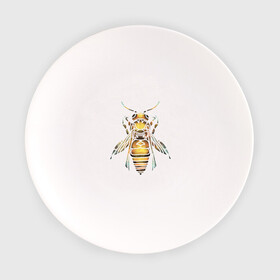 Тарелка с принтом Акварельная пчела в Екатеринбурге, фарфор | диаметр - 210 мм
диаметр для нанесения принта - 120 мм | bee | акварель | акварельная пчела | большая пчела | насекомое | пчела | реалистичная пчела