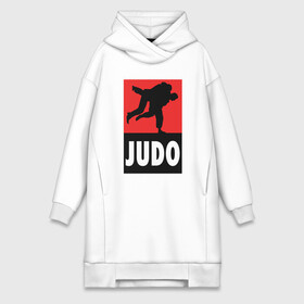 Платье-худи хлопок с принтом Judo в Екатеринбурге,  |  | fighter | japan | judo | mma | sport | ufc | warrior | боец | бой | воин | дзюдо | дзюдоист | единоборства | карате | поединок | спорт | спортсмен | чемпион | япония
