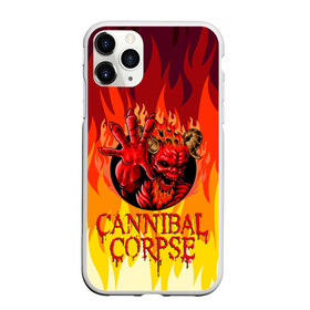 Чехол для iPhone 11 Pro Max матовый с принтом Cannibal Corpse | Труп Канниба в Екатеринбурге, Силикон |  | cannibal | cannibal corpse | corpse | death metal | deathgrind | алекс уэбстер | брутальный дэт метал | дэт метал | дэтграйнд | пол мазуркевич | роб барретт | труп каннибала