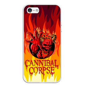 Чехол для iPhone 5/5S матовый с принтом Cannibal Corpse | Труп Канниба в Екатеринбурге, Силикон | Область печати: задняя сторона чехла, без боковых панелей | cannibal | cannibal corpse | corpse | death metal | deathgrind | алекс уэбстер | брутальный дэт метал | дэт метал | дэтграйнд | пол мазуркевич | роб барретт | труп каннибала