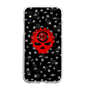 Чехол для iPhone XS Max матовый с принтом GEARS OF WAR | ПАТТЕРН | ШЕСТЕРЕНКИ (Z) в Екатеринбурге, Силикон | Область печати: задняя сторона чехла, без боковых панелей | gears | gears 5 | gears of war | gears of war 5 | имульсия | механизмы войны | шестерёнка | шестерёнки | шестерня