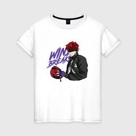Женская футболка хлопок с принтом Vinny Hong в Екатеринбурге, 100% хлопок | прямой крой, круглый вырез горловины, длина до линии бедер, слегка спущенное плечо | anime | manhwa | vinny hong | windbreaker | аниме | ветролом | манга | манхва