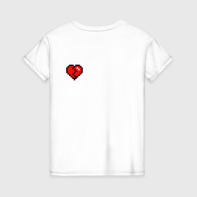 Женская футболка хлопок с принтом Hear cracked в Екатеринбурге, 100% хлопок | прямой крой, круглый вырез горловины, длина до линии бедер, слегка спущенное плечо | hear | любовь | одиночество | разбитая любовь | разбитое | разбитое сердце | сердце | трещина