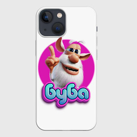 Чехол для iPhone 13 mini с принтом БУБА | BOOBA в Екатеринбурге,  |  | booba | buba | буба | бубба | домовой | мультфильм