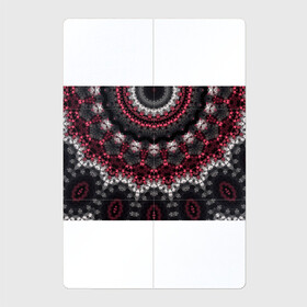 Магнитный плакат 2Х3 с принтом Красно-черный мозаичный узор  в Екатеринбурге, Полимерный материал с магнитным слоем | 6 деталей размером 9*9 см | абстрактный | восточный орнамент | калейдоскоп | красный и черный | креативный | модный | мозаика | орнамент | популярный | современный
