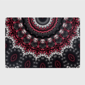 Магнитный плакат 3Х2 с принтом Красно-черный мозаичный узор  в Екатеринбурге, Полимерный материал с магнитным слоем | 6 деталей размером 9*9 см | абстрактный | восточный орнамент | калейдоскоп | красный и черный | креативный | модный | мозаика | орнамент | популярный | современный