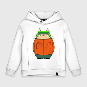 Детское худи Oversize хлопок с принтом Totoro Kyle в Екатеринбурге, френч-терри — 70% хлопок, 30% полиэстер. Мягкий теплый начес внутри —100% хлопок | боковые карманы, эластичные манжеты и нижняя кромка, капюшон на магнитной кнопке | ghibli | japan | nature | neigbor | neighbour | totoro | анимация | аниме | гибли | друг | животные | лес | милый | мир | миядзаки | мой сосед тоторо | мульт | мультфильм | природа | сосед | тоторо | хаяо | хранитель | япония