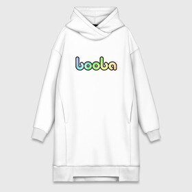 Платье-худи хлопок с принтом BOOBA LOGO | БУБА ЛОГО (Z) в Екатеринбурге,  |  | baby | booba | buba | gnom | logo | буба | гном | гномик | детям | для ребенка | лого | логотип | мультик | ребенку