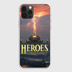 Чехол для iPhone 12 Pro с принтом Heroes of Might and Magic | HoM (Z) в Екатеринбурге, силикон | область печати: задняя сторона чехла, без боковых панелей | heroes | heroes of might and magic | hom | oldskull | герои | герои меча | герои меча и магии | олдскулл