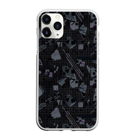 Чехол для iPhone 11 Pro матовый с принтом Темный серый узор мемфис в Екатеринбурге, Силикон |  | Тематика изображения на принте: абстрактный | геометрический | детский | клетка | клетчатый узор | линии | мемфис | популярный | современный | темно черный | школьный