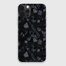 Чехол для iPhone 12 Pro Max с принтом Темный серый узор мемфис в Екатеринбурге, Силикон |  | абстрактный | геометрический | детский | клетка | клетчатый узор | линии | мемфис | популярный | современный | темно черный | школьный