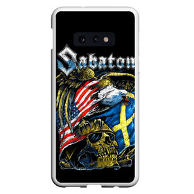 Чехол для Samsung S10E с принтом Sabaton в Екатеринбурге, Силикон | Область печати: задняя сторона чехла, без боковых панелей | Тематика изображения на принте: heavy metal | heroes | sabaton | the great war | the last stand | группы | метал | музыка | сабатон | хэви метал