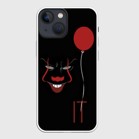 Чехол для iPhone 13 mini с принтом Pennywise it в Екатеринбурге,  |  | it | pennywise | клоун | красный шарик | оно | пеннивайз