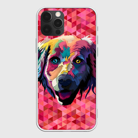 Чехол для iPhone 12 Pro Max с принтом Радужный пёс в Екатеринбурге, Силикон |  | Тематика изображения на принте: animal | dog | звери | пёс | пёсель | радужный | собака | собакен