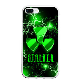 Чехол для iPhone 7Plus/8 Plus матовый с принтом S.T.A.L.K.E.R.  NEON МОЛНИЯ в Екатеринбурге, Силикон | Область печати: задняя сторона чехла, без боковых панелей | game | stalker | stalker 2 | зона | игра | неон | радиация | сталкер | сталкер 2 | чернобыль