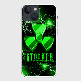 Чехол для iPhone 13 mini с принтом S.T.A.L.K.E.R.  NEON МОЛНИЯ в Екатеринбурге,  |  | game | stalker | stalker 2 | зона | игра | неон | радиация | сталкер | сталкер 2 | чернобыль