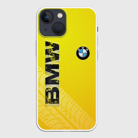 Чехол для iPhone 13 mini с принтом BMW СЛЕДЫ ШИН | БМВ в Екатеринбурге,  |  | bmw | авто | автомобиль | бмв | логотип | марка | машина | надпись | текстура