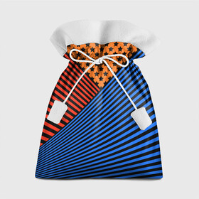 Подарочный 3D мешок с принтом Комбинированный полосатый узор в Екатеринбурге, 100% полиэстер | Размер: 29*39 см | Тематика изображения на принте: абстрактный | геометрический | звезды | комбинированный | косые полосы | молодежный | полосатый узор | полосы | популярный | современный