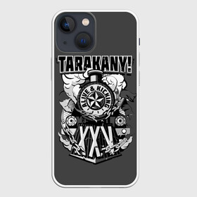 Чехол для iPhone 13 mini с принтом TARAKANY ALIVE  KICKING XXV в Екатеринбурге,  |  | band | cockroaches | dmitry spirin | feelee records | four cockroaches | rock group | tarakany | аиб records | альтернативный | бенд | бэнд | дмитрий спирин | панк | поп | рок группа | таракаns | таракан | тараканы | фг никитин | четыре таракана