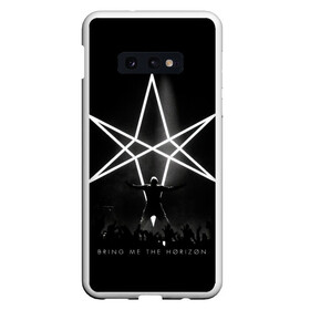 Чехол для Samsung S10E с принтом Bring Me the Horizon концерт в Екатеринбурге, Силикон | Область печати: задняя сторона чехла, без боковых панелей | bmth | bring me the horizon | horizon | группы | музыка | рок