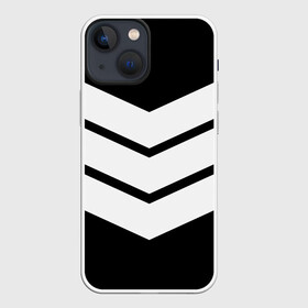Чехол для iPhone 13 mini с принтом Три полоски в Екатеринбурге,  |  | геометрия | линии | минимализм | полосы | три полоски | черно белое