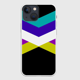 Чехол для iPhone 13 mini с принтом Полосы в Екатеринбурге,  |  | геометрия | линии | минимализм | полосы | цвета