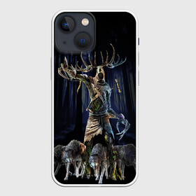 Чехол для iPhone 13 mini с принтом Leszy в Екатеринбурге,  |  | leshy | leszy | the witcher | wild hunt | witcher 3 | ведьмак | ведьмак 3 | волки | дикая охота | леший