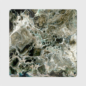 Магнит виниловый Квадрат с принтом Инопланетный камуфляж в Екатеринбурге, полимерный материал с магнитным слоем | размер 9*9 см, закругленные углы | Тематика изображения на принте: абстрактный | космос | краска | натуральный | паутина | пена | психоделический | психоделия | пятна | пятна краски | разводы | разводы краски | разливы краски | серый | фантазийный | фантастика