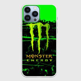 Чехол для iPhone 13 Pro Max с принтом MONSTER ENERGY NEON LOGO в Екатеринбурге,  |  | Тематика изображения на принте: monster | monster energy | монстер | монстер енерджи | монстер енэрджи | монстер энерджи | неон | энергетик | энергетический напиток