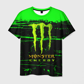 Мужская футболка 3D с принтом MONSTER ENERGY NEON LOGO в Екатеринбурге, 100% полиэфир | прямой крой, круглый вырез горловины, длина до линии бедер | Тематика изображения на принте: monster | monster energy | монстер | монстер енерджи | монстер енэрджи | монстер энерджи | неон | энергетик | энергетический напиток