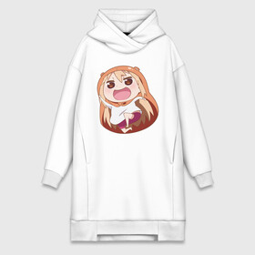 Платье-худи хлопок с принтом Umaru в Екатеринбурге,  |  | anime | himouto umaru chan | umaru | umaru chan | аниме | аниме сереал | двуличная сестрёнка умару | мульт  фильм | мультсериал | умару | умару дома | умару чан