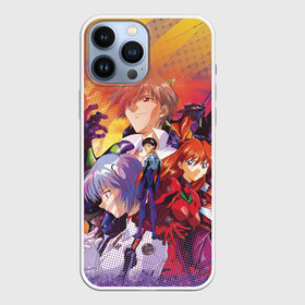 Чехол для iPhone 13 Pro Max с принтом Евангелион в Екатеринбурге,  |  | neon genesis evangelion | аниме | аска лэнгли сорью | евангелион | манга | рей аянами | синдзи икари