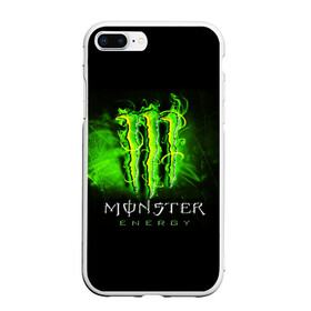 Чехол для iPhone 7Plus/8 Plus матовый с принтом MONSTER ENERGY NEON | НЕОН в Екатеринбурге, Силикон | Область печати: задняя сторона чехла, без боковых панелей | monster | monster energy | монстер | монстер енерджи | монстер енэрджи | монстер энерджи | неон | энергетик | энергетический напиток