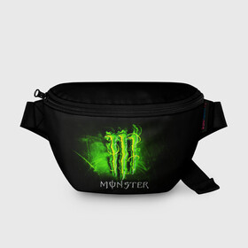 Поясная сумка 3D с принтом MONSTER ENERGY NEON | НЕОН в Екатеринбурге, 100% полиэстер | плотная ткань, ремень с регулируемой длиной, внутри несколько карманов для мелочей, основное отделение и карман с обратной стороны сумки застегиваются на молнию | monster | monster energy | монстер | монстер енерджи | монстер енэрджи | монстер энерджи | неон | энергетик | энергетический напиток