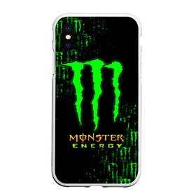 Чехол для iPhone XS Max матовый с принтом MONSTER ENERGY NEON | МОНСТЕР в Екатеринбурге, Силикон | Область печати: задняя сторона чехла, без боковых панелей | monster | monster energy | монстер | монстер енерджи | монстер енэрджи | монстер энерджи | неон | энергетик | энергетический напиток