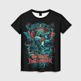 Женская футболка 3D с принтом The Black Dahlia Murder в Екатеринбурге, 100% полиэфир ( синтетическое хлопкоподобное полотно) | прямой крой, круглый вырез горловины, длина до линии бедер | death metal | tbdm | the black dahlia murder | группы | метал | музыка | рок