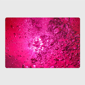 Магнитный плакат 3Х2 с принтом Розовые Пузырьки в Екатеринбурге, Полимерный материал с магнитным слоем | 6 деталей размером 9*9 см | Тематика изображения на принте: абстрактный розовый | неоновый розовый | розовая вода | розовый мир