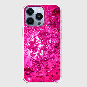 Чехол для iPhone 13 Pro с принтом Розовые Пузырьки в Екатеринбурге,  |  | Тематика изображения на принте: абстрактный розовый | неоновый розовый | розовая вода | розовый мир