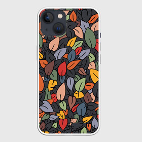 Чехол для iPhone 13 с принтом Рисованная Осень в Екатеринбурге,  |  | дерево | лес | листок | листопад | листья | осень