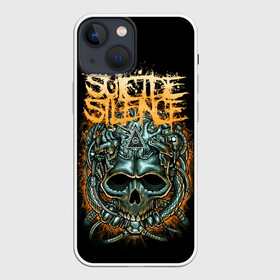 Чехол для iPhone 13 mini с принтом Suicide Silence в Екатеринбурге,  |  | metal | suicide silence | грув метал | группы | дэткор | метал | музыка | ню метал | рок