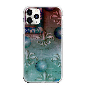 Чехол для iPhone 11 Pro Max матовый с принтом Объемная абстракция -  Флер-де-лис в Екатеринбурге, Силикон |  | 3d | mixed media | абстрактный | абстракция | бордовый | вручную | графика | живопись | королевская | лилия | рисунок | серый | узоры | флер де лис | шары